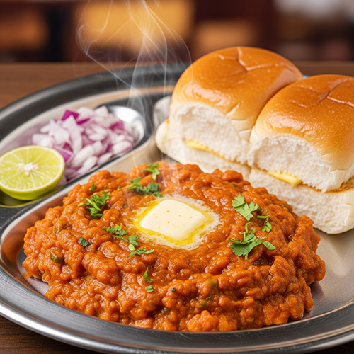 અમુલ બટર પાવભાજી<br> (૧ પ્લેટ)